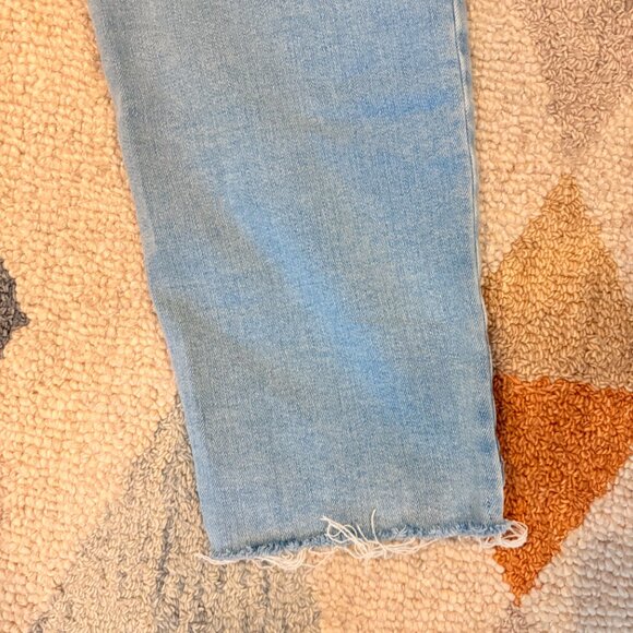 Good American Straight Leg Distressed Jeans - Picture 4 of 8